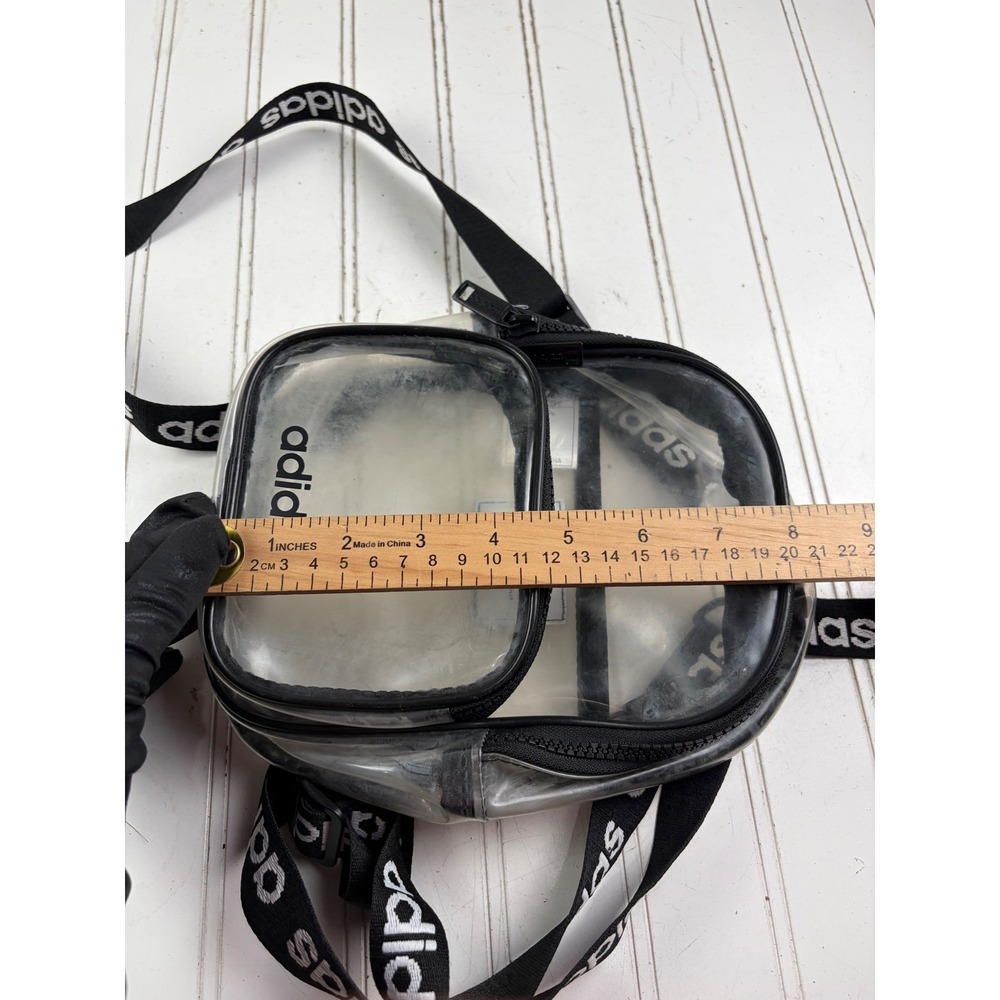 Adidas Original Transparent Clear Mini Festival Concert Backpack Bag Unisex - Picture 8 of 9